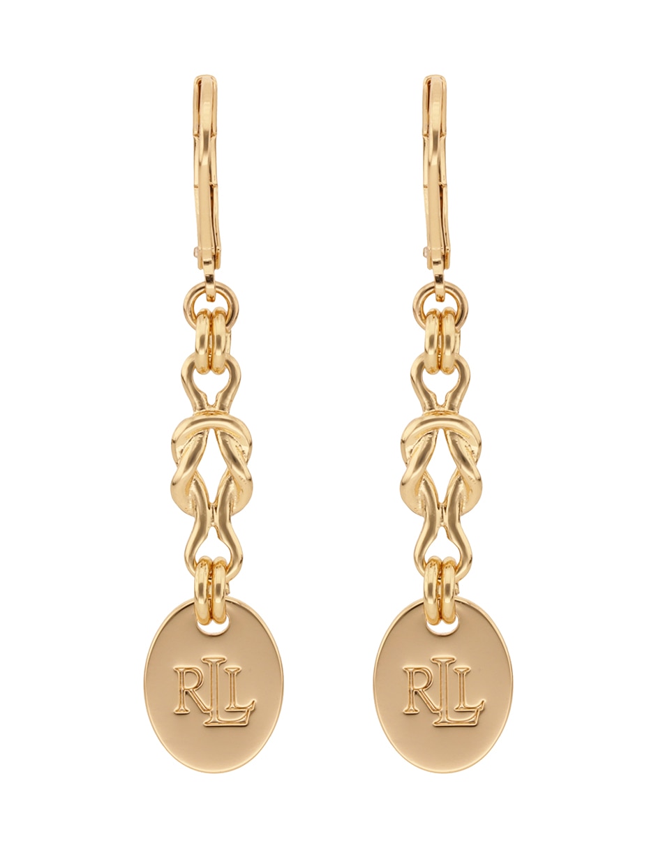 Aretes largos Daise con acabado pulido Aretes largos Daise con acabado pulido