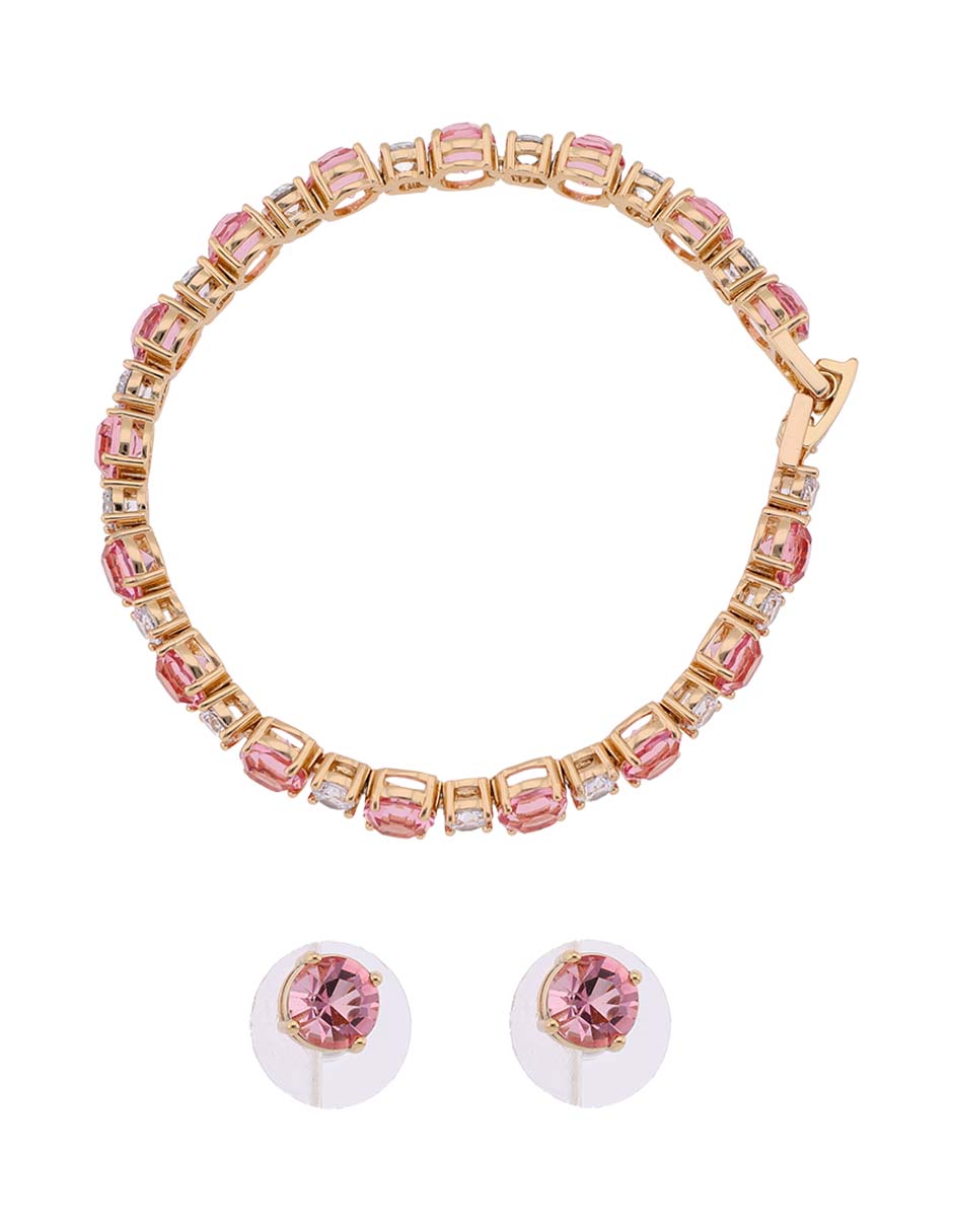 Aretes y pulsera