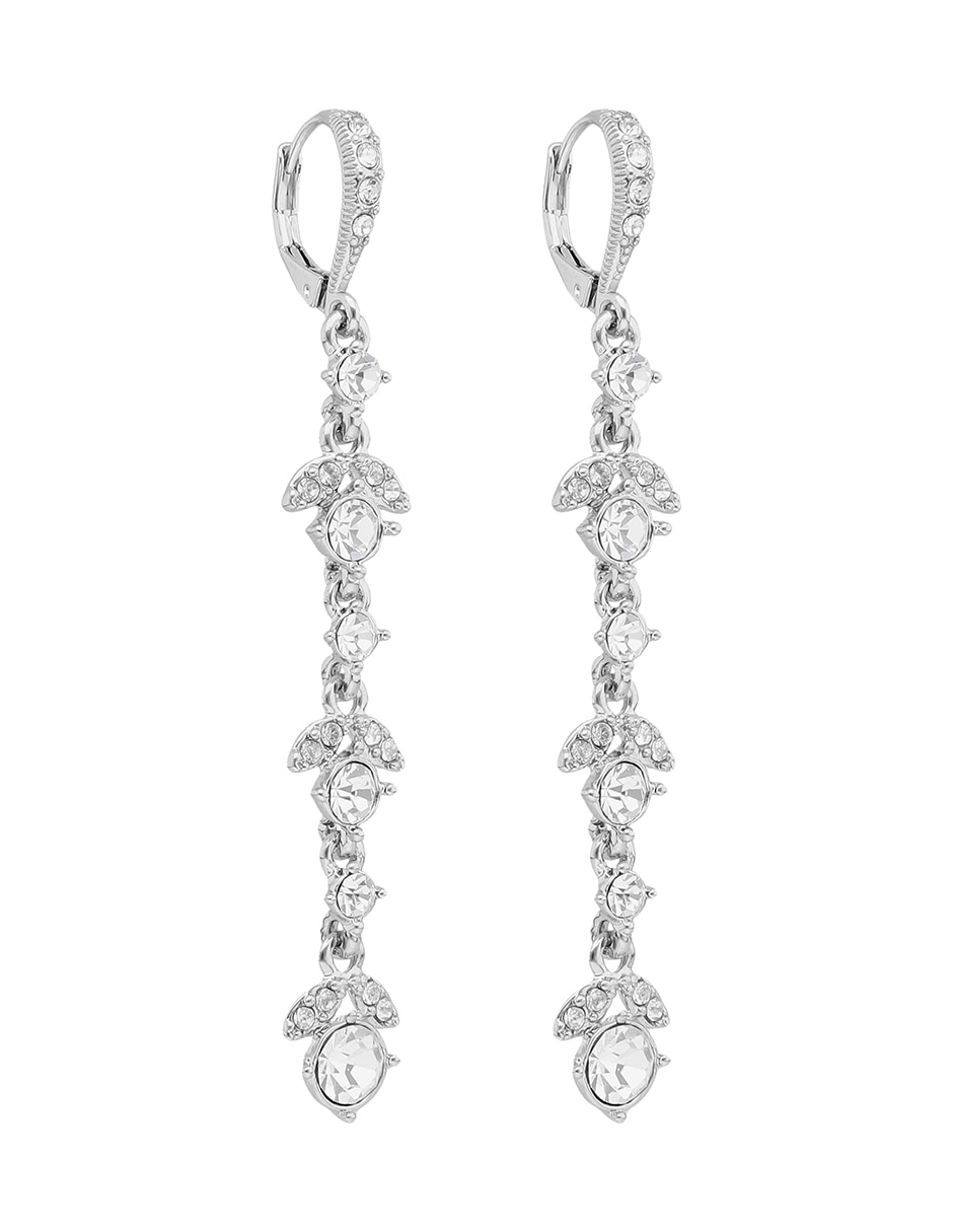 Aretes largos con acabado brillante 2