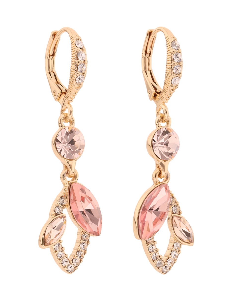 Aretes largos Garden of Gems con acabado brillante 2