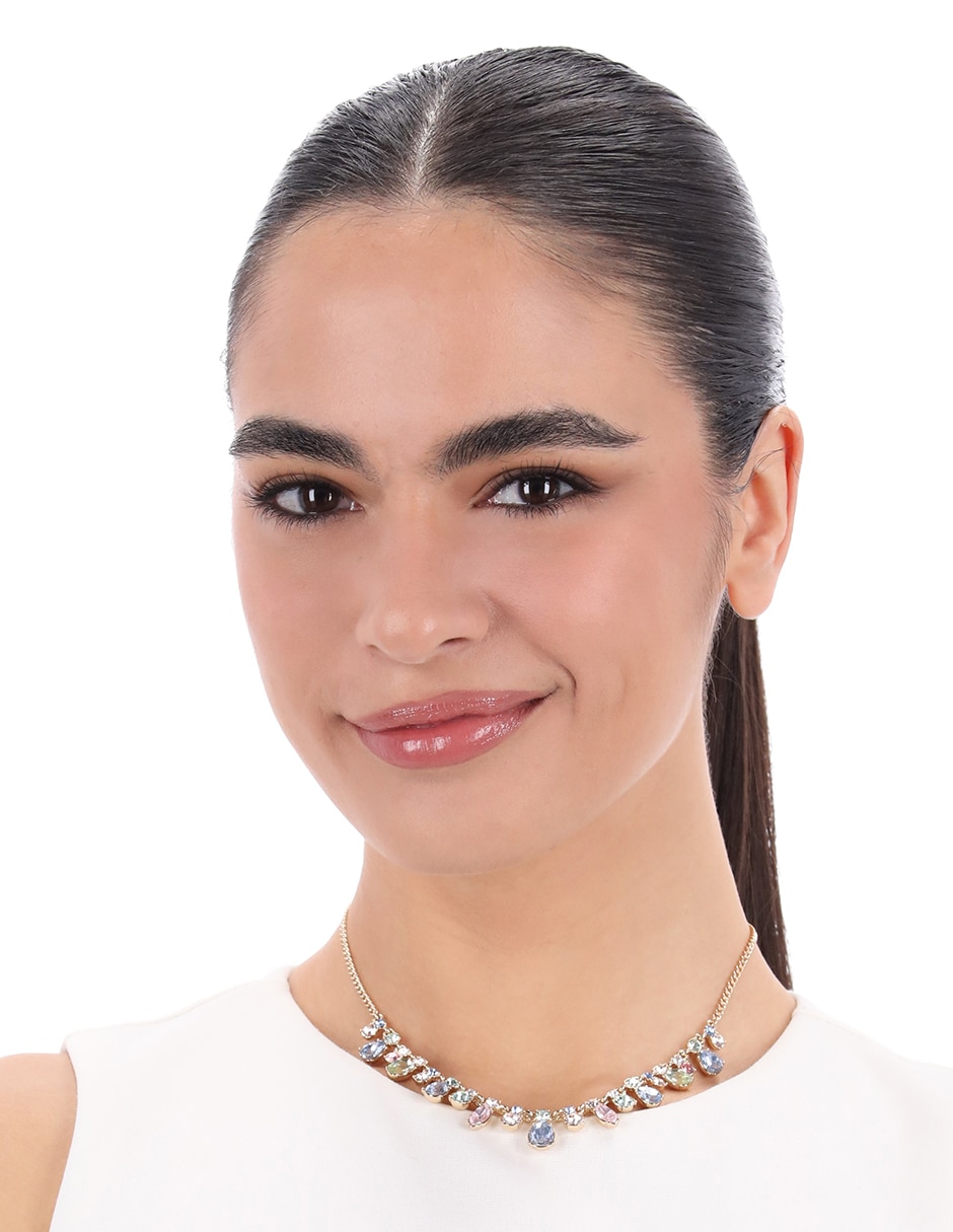 Collar Rhinestone Rainbow 3