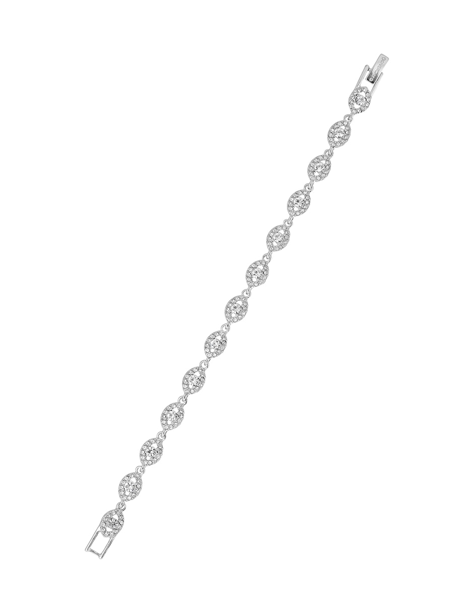 Pulsera con cristal Basic Silver acabado brillante 3