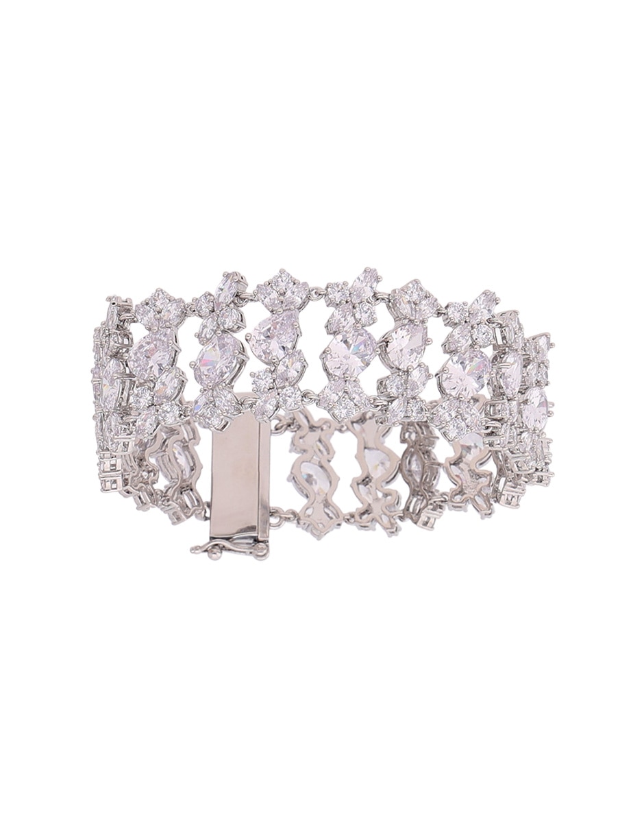Pulsera con zirconia Beyond Bliss acabado brillante