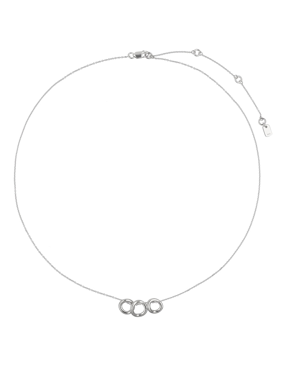 Collar Sterling Wavy Metal 2