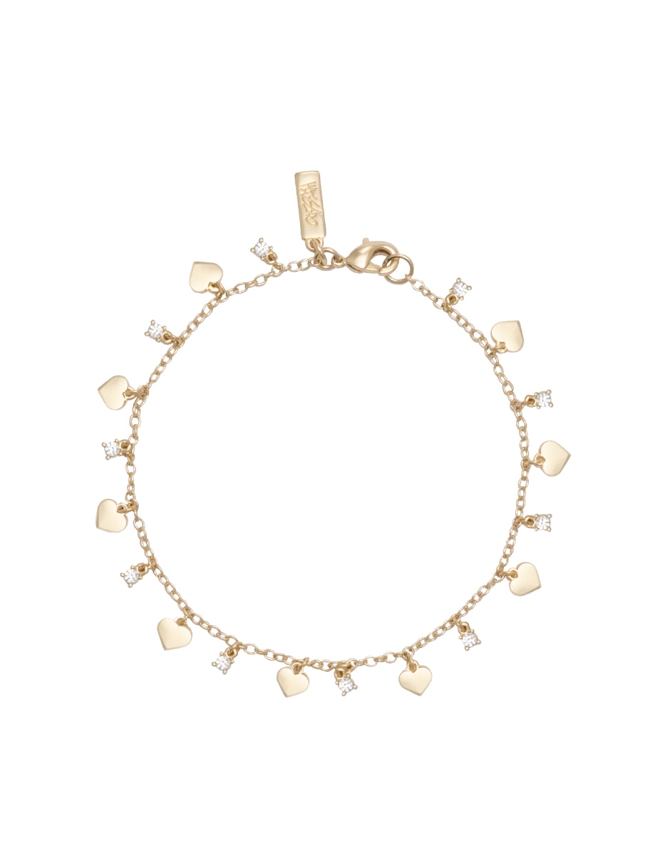 Pulsera con cristal con acabado pulido