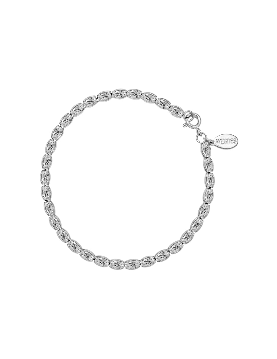 Pulsera con cristal Cup Chain con acabado pavé