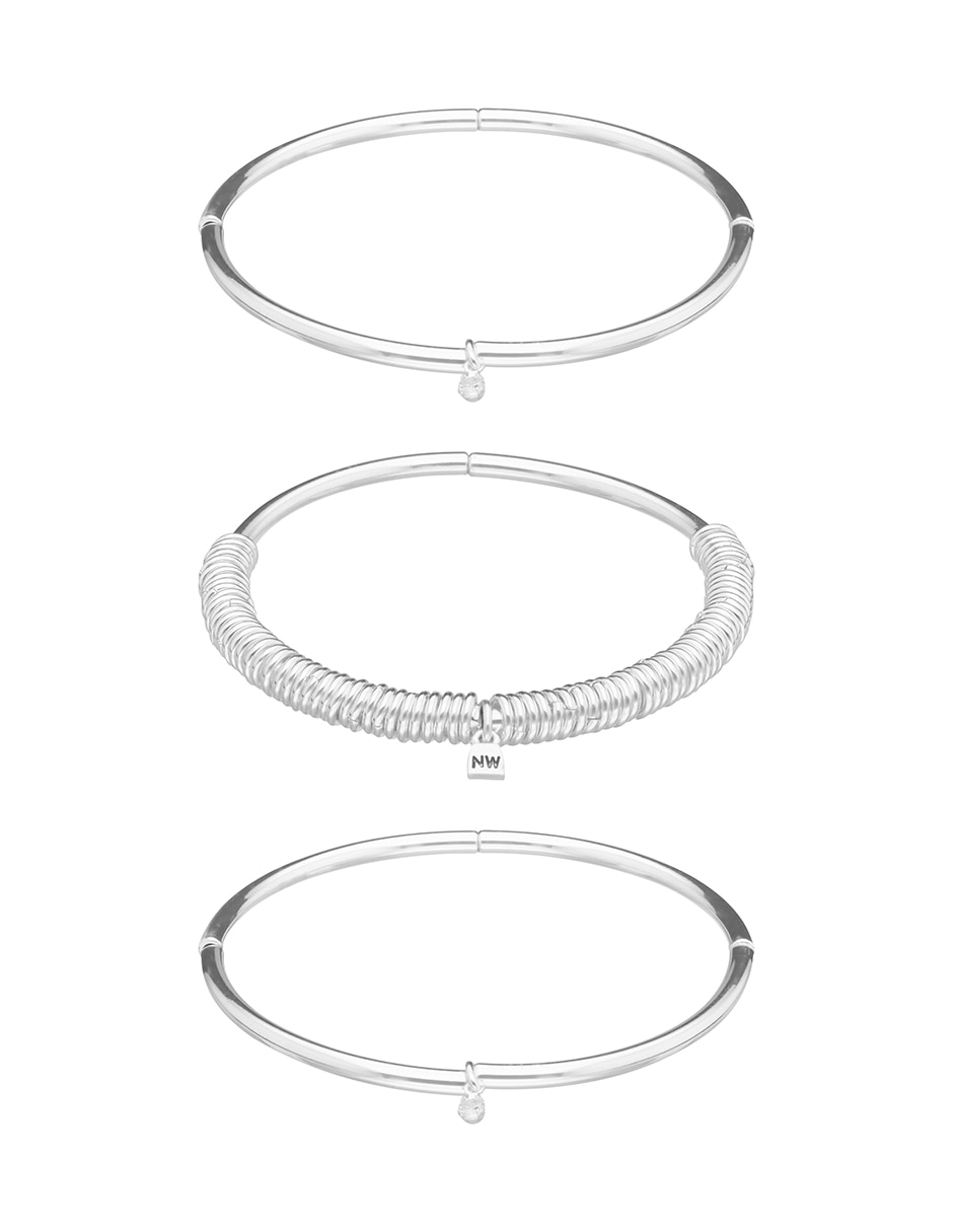 Set de pulsera Silver & Fringe