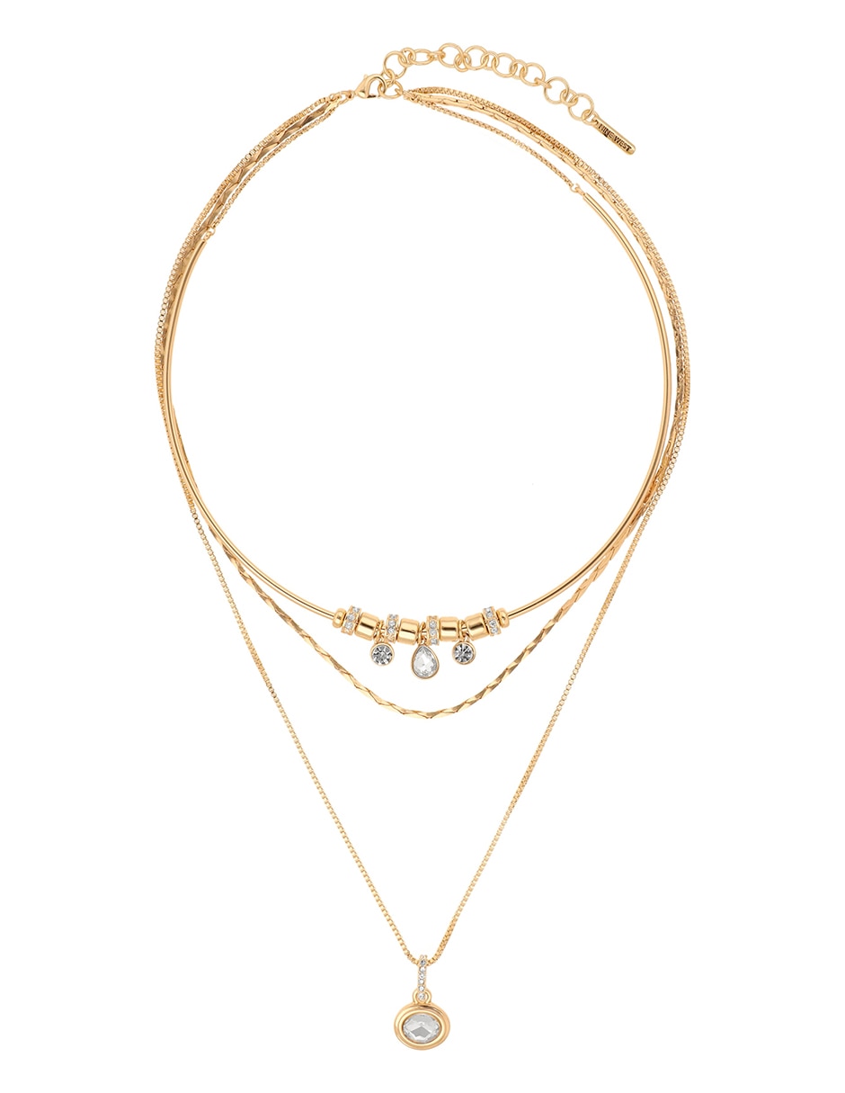 Collar waterfall crystal 4