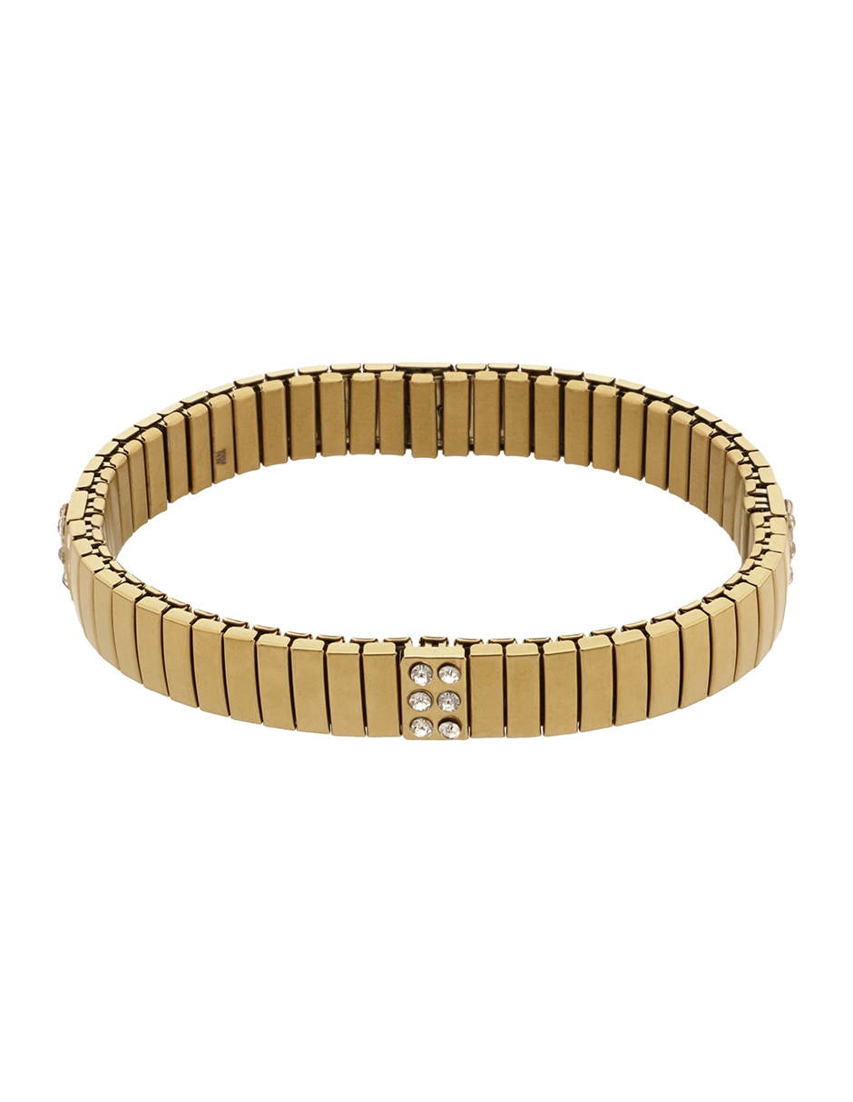 Pulsera con cristal acabado mate