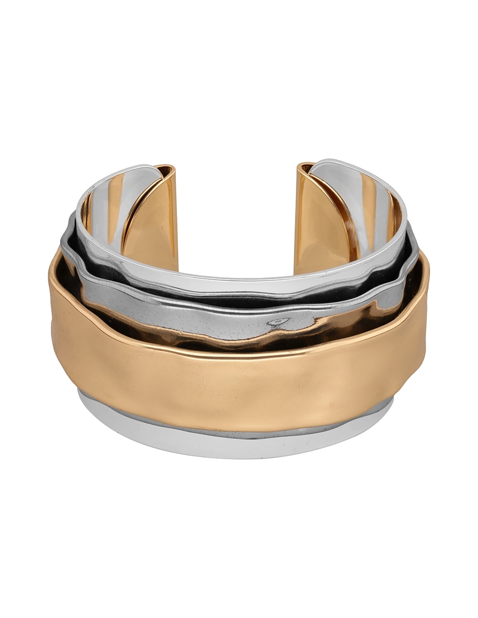 Pulsera Tritone Organic Discs acabado pulido