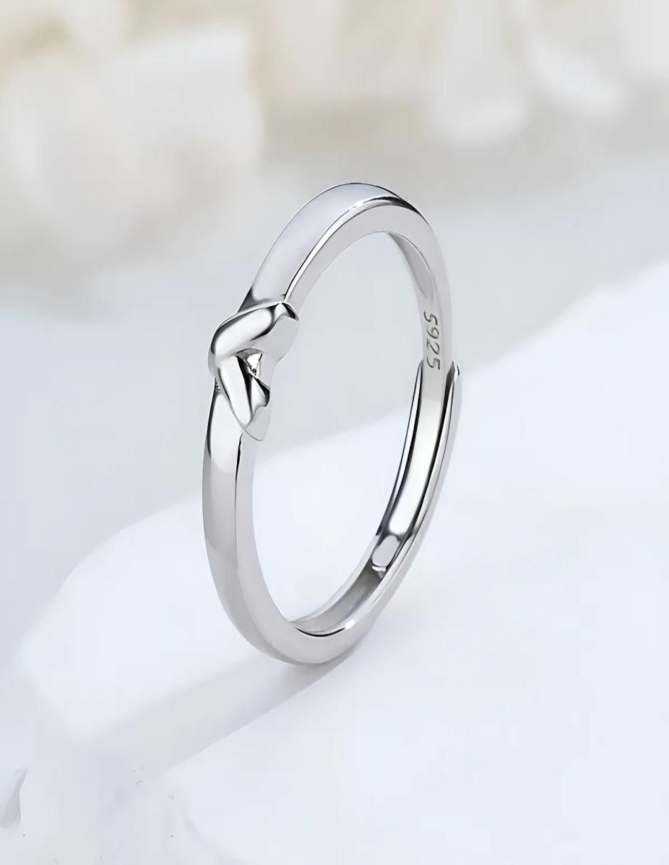 Set anillo jasmín P 925 de plata circonita pulido 3