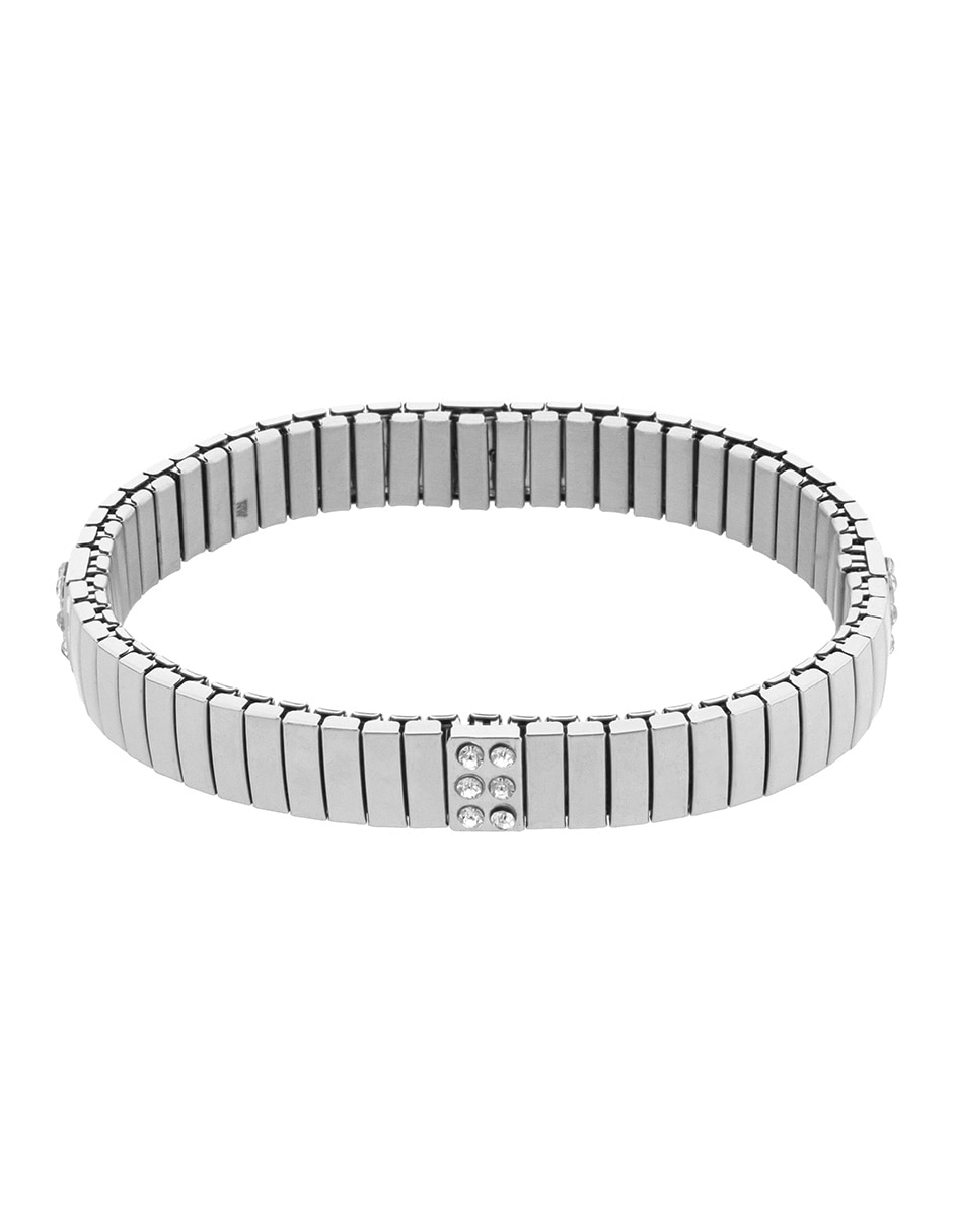 Pulsera con cristal acabado mate