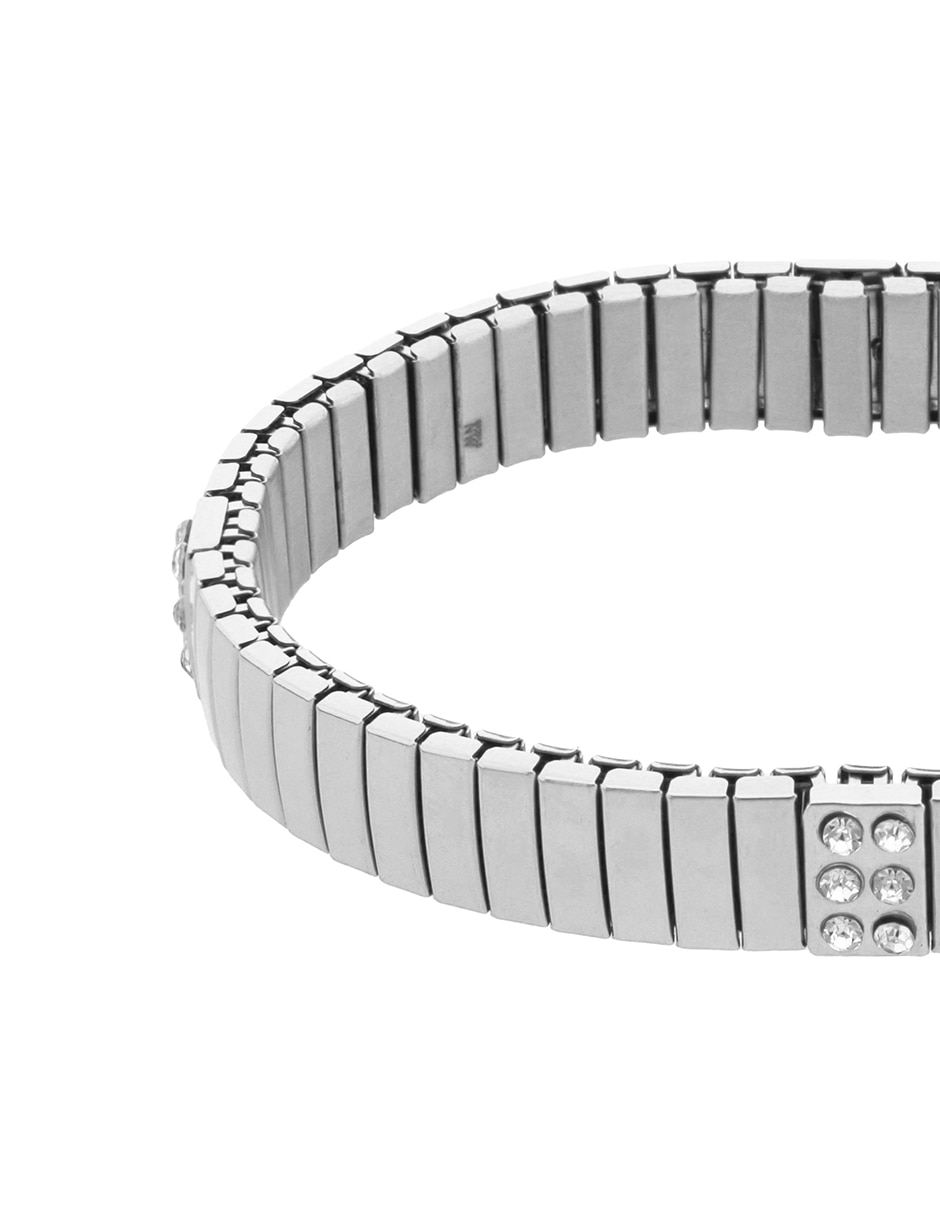 Pulsera con cristal acabado mate 2