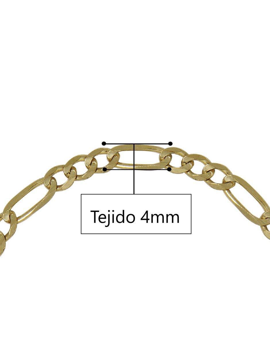 Pulsera de oro 10 K con acabado pulido 5