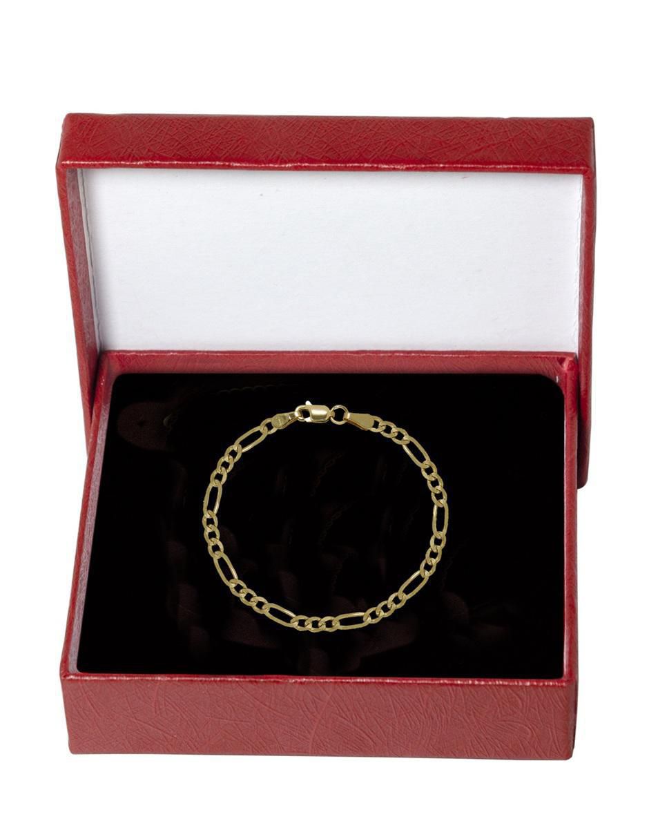 Pulsera de oro 10 K con acabado pulido 4