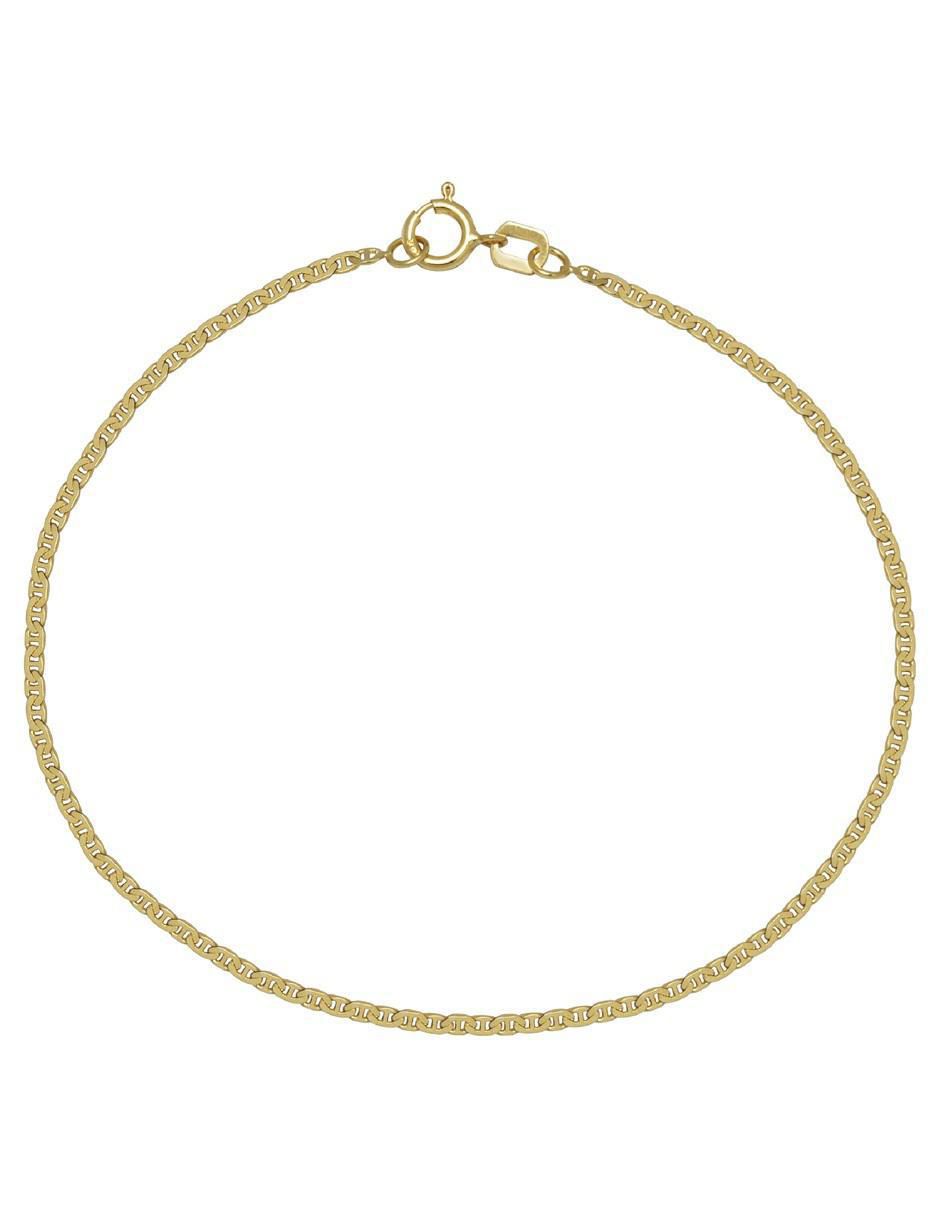 Pulsera de oro 14 K con acabado pulido