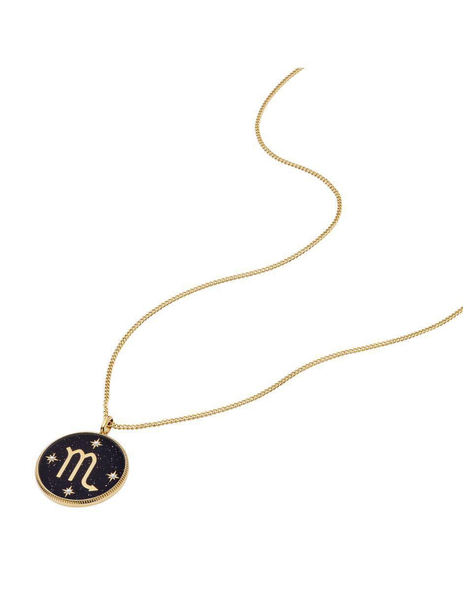 Collar con dije de signo zodiacal Written In The Stars 4