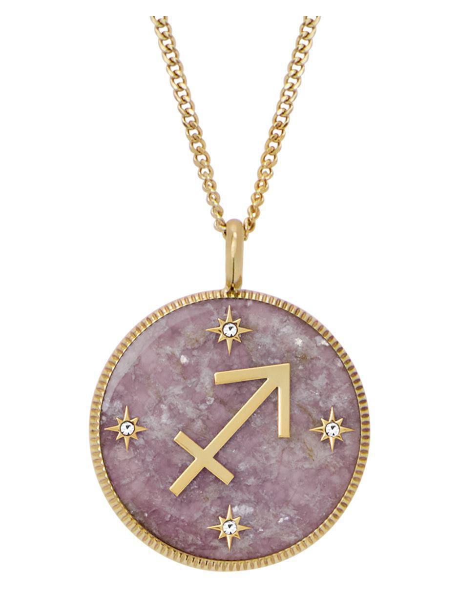 Collar con dije de signo zodiacal Written In The Stars