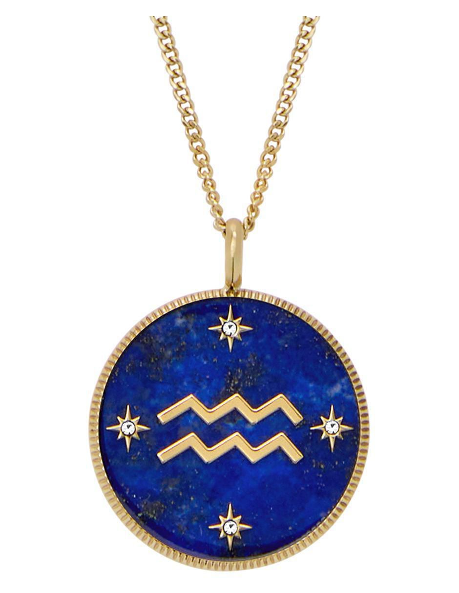 Collar con dije de signo zodiacal Written In The Stars