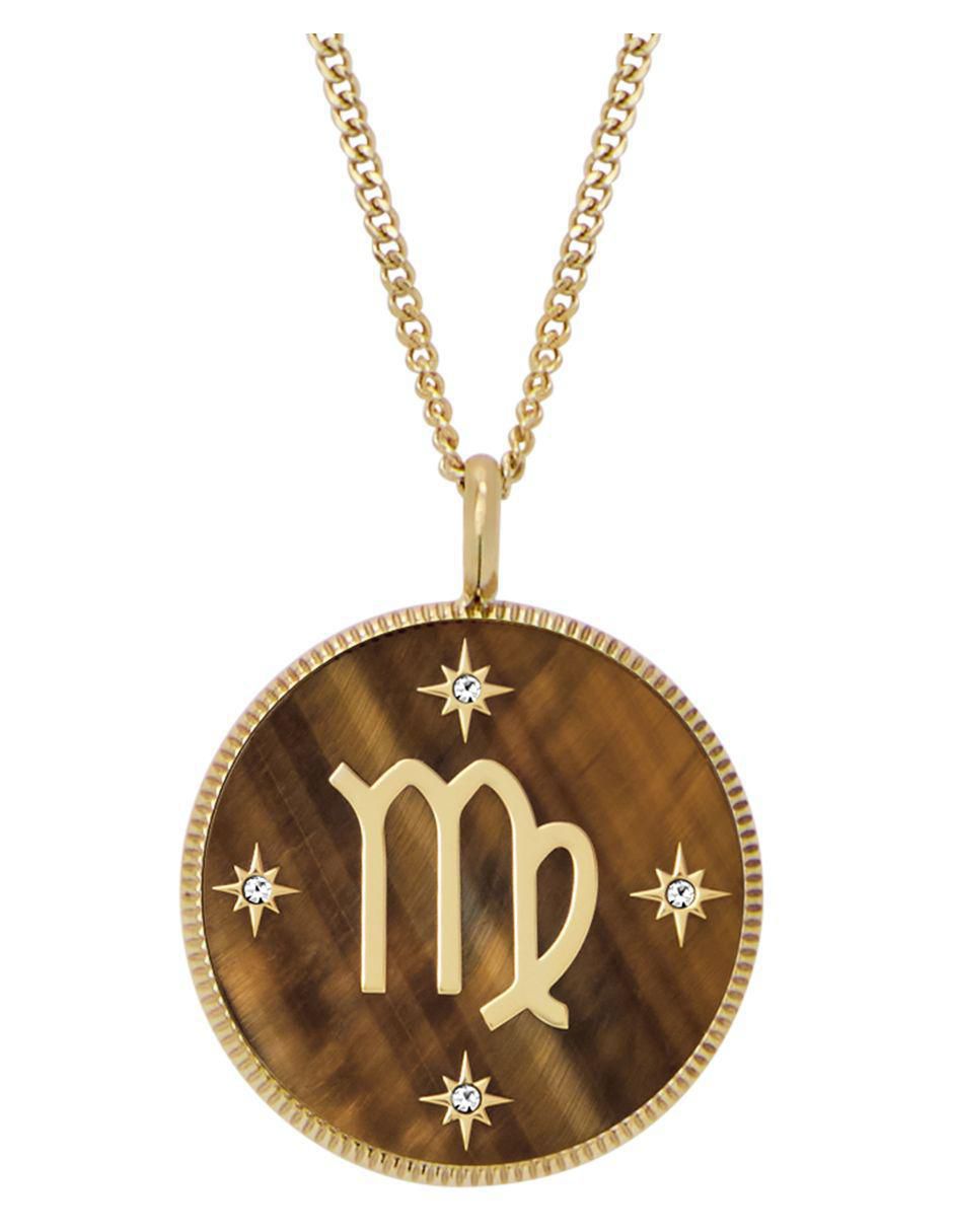 Collar con dije de signo zodiacal Written In The Stars Collar con dije de signo zodiacal Written In The Stars