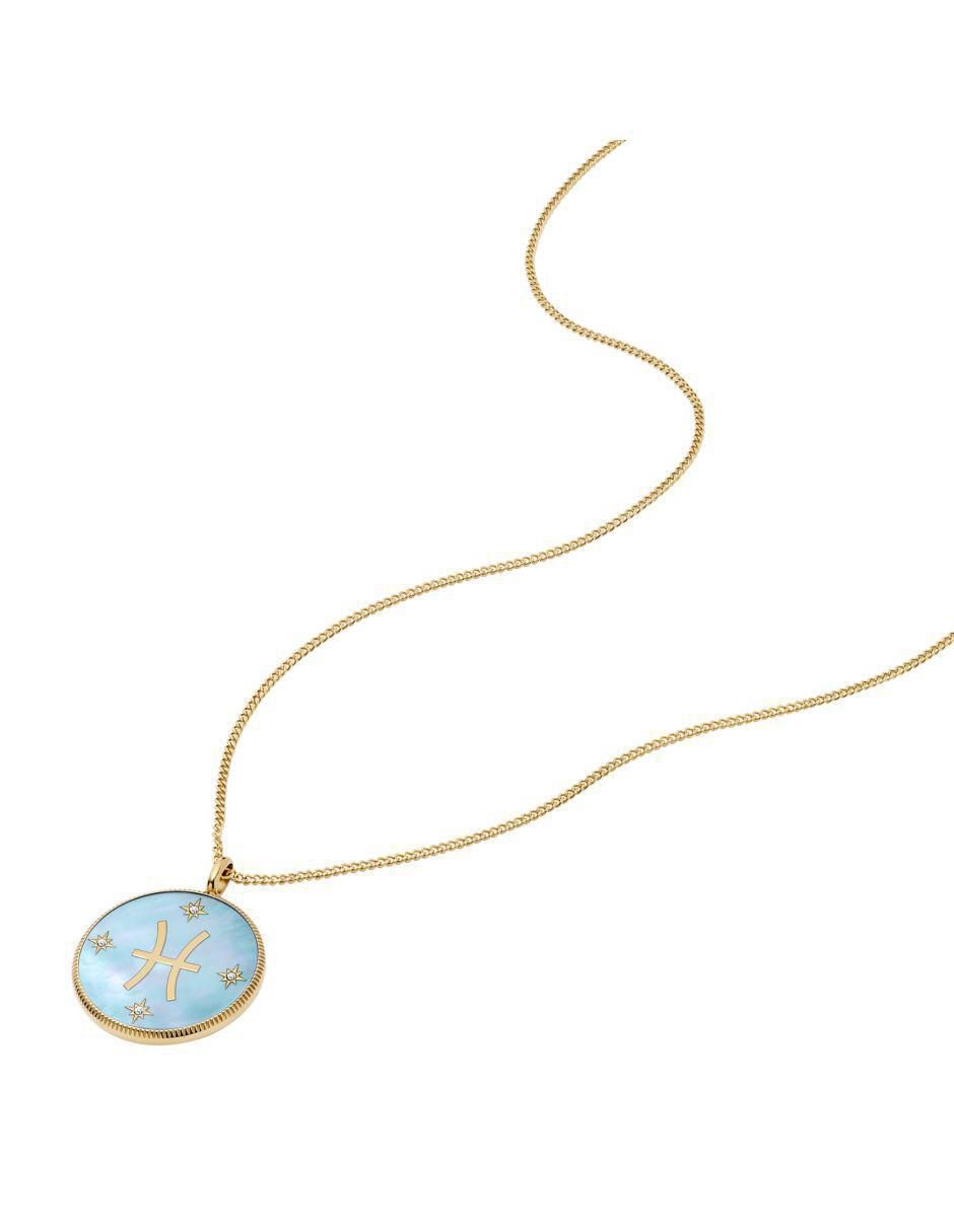 Collar con dije de signo zodiacal Written In The Stars 4