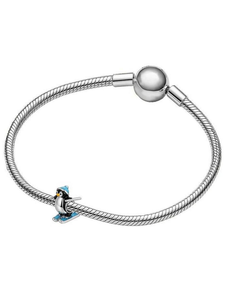 Charm de pingüino de plata P 925 2