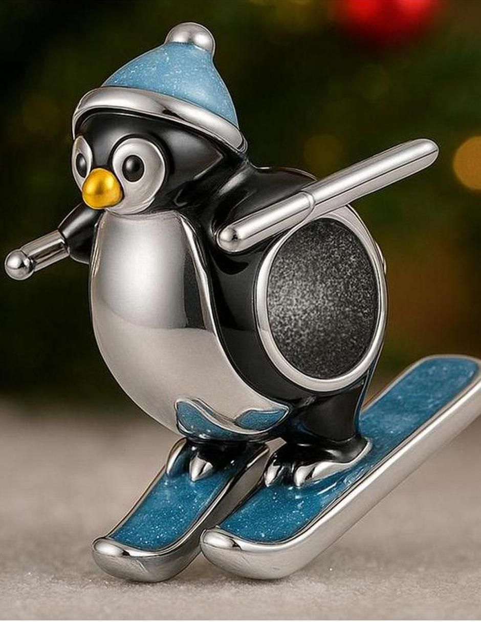 Charm de pingüino de plata P 925 5
