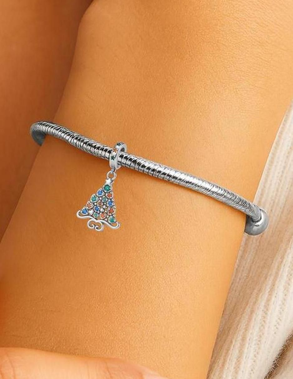 Charm de árbol de plata P 925 3