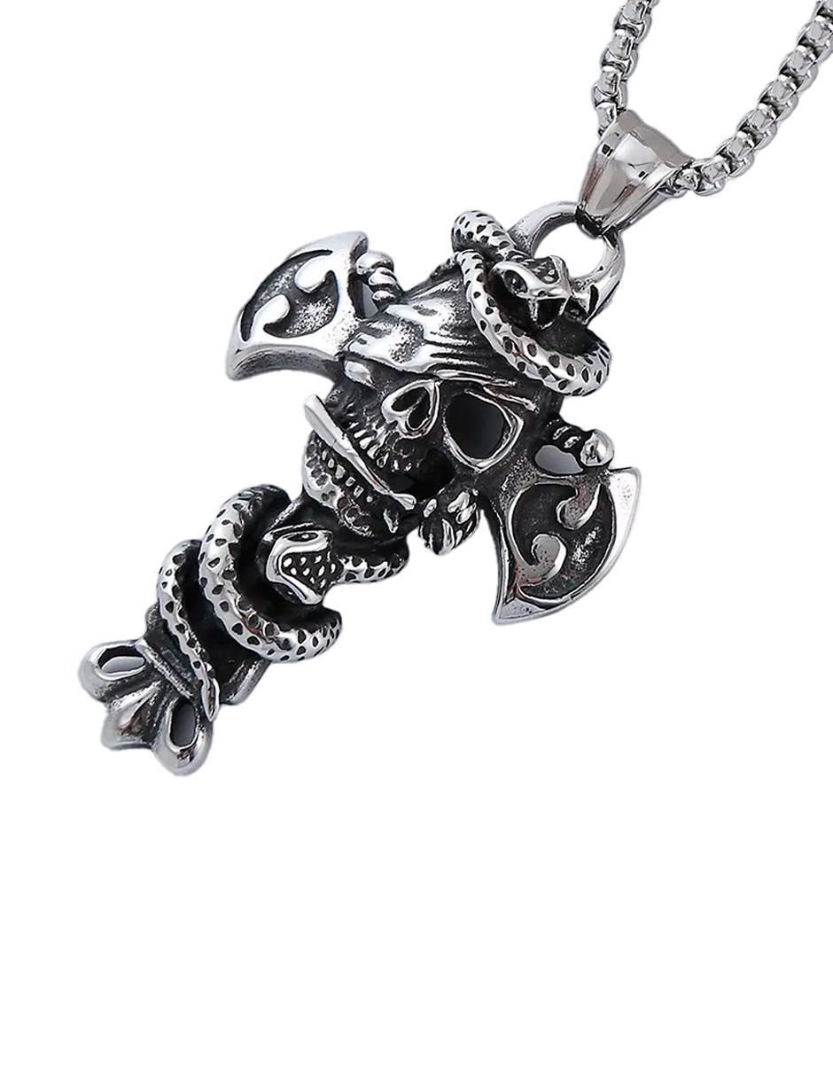 Collar con dije de calavera