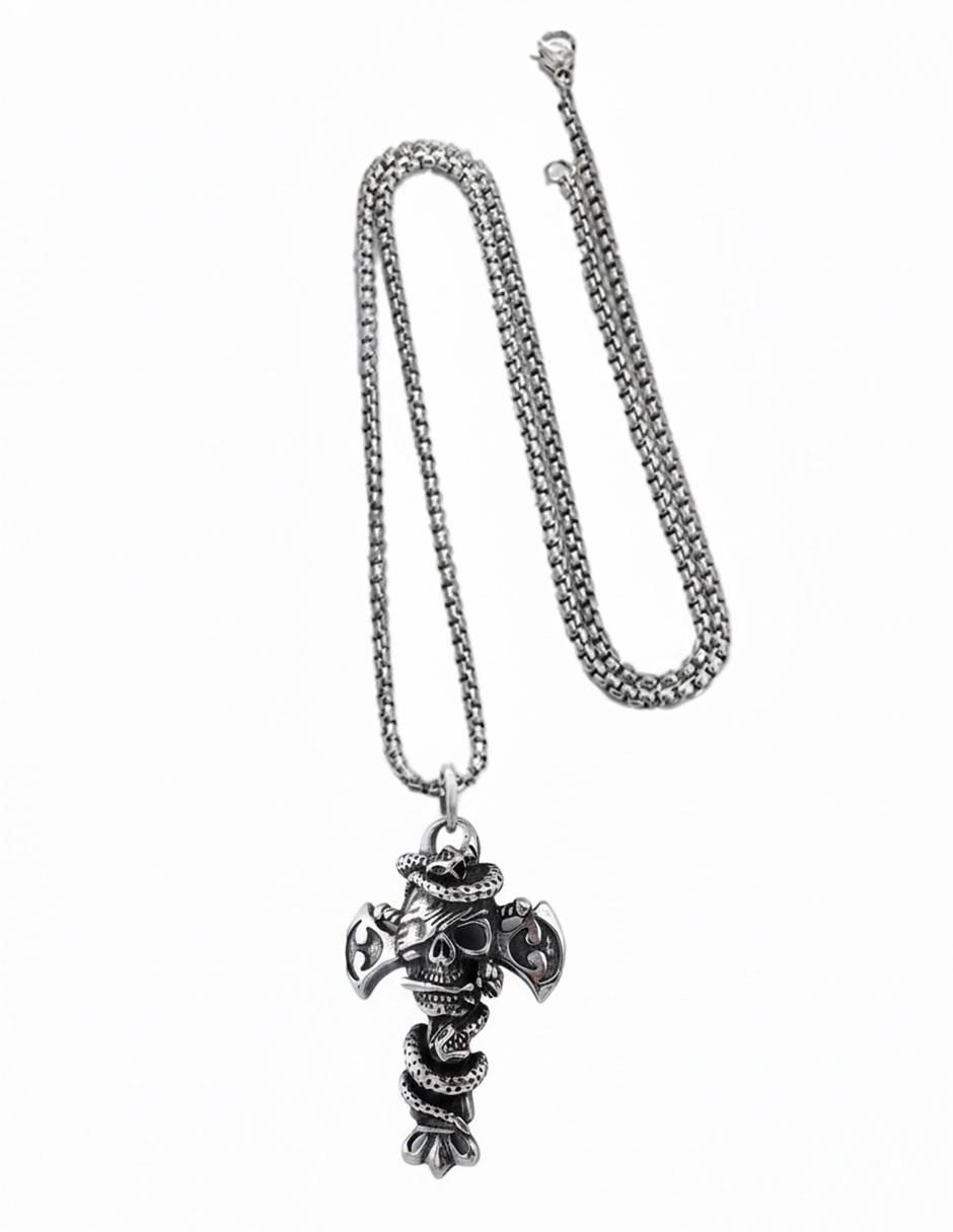 Collar con dije de calavera 2