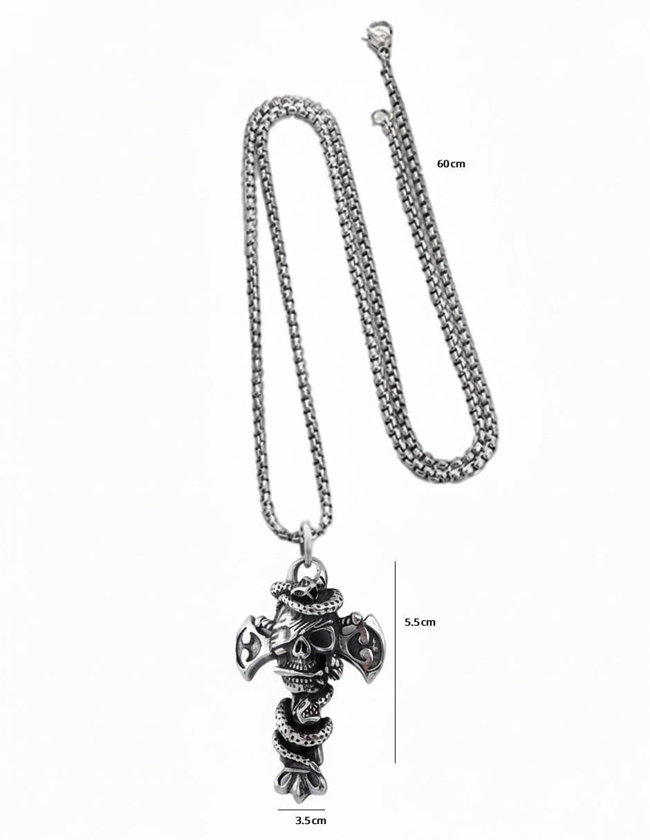 Collar con dije de calavera 4