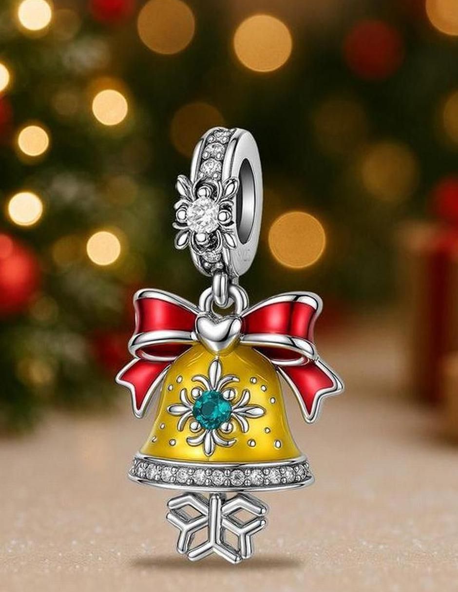 Charm de campana de plata P 925 4