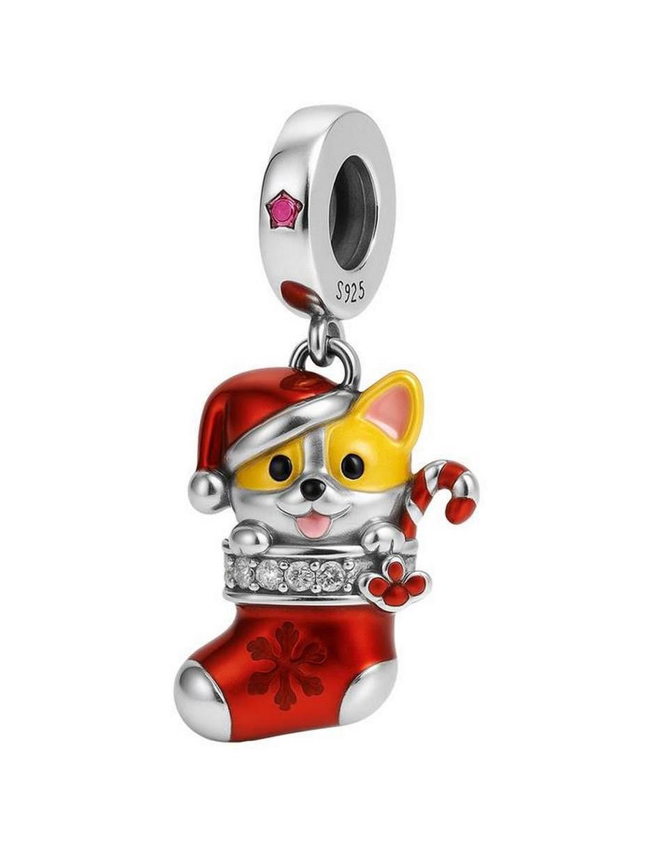 Charm de bota de plata P 925