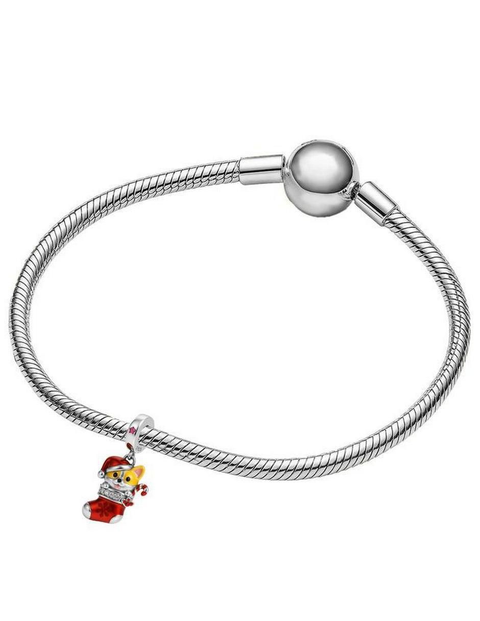 Charm de bota de plata P 925 2