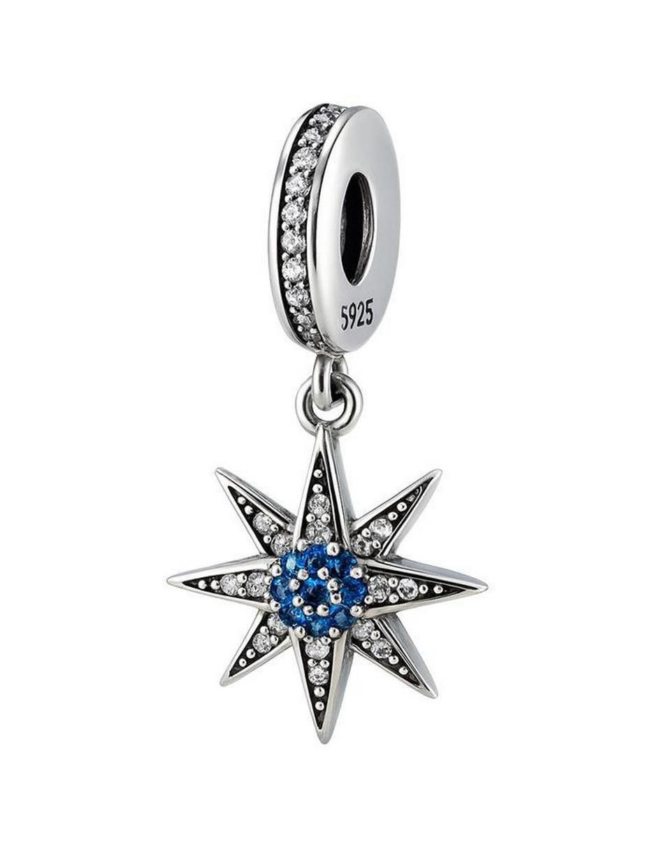 Charm de estrella de plata P 925