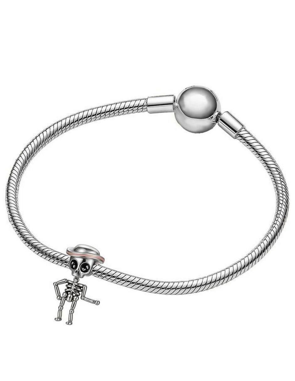 Charm de esqueleto de plata P 925 2