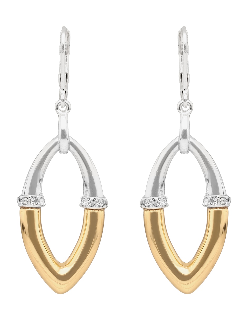 Aretes largos Tulip Time con acabado brillante Aretes largos Tulip Time con acabado brillante