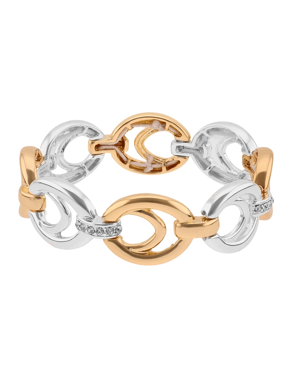 Pulsera Tulip Time con acabado pavé
