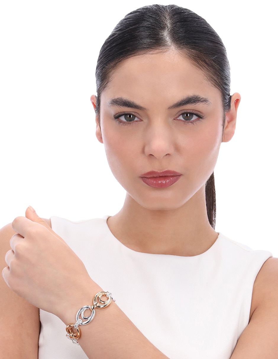 Pulsera Tulip Time con acabado pavé 3