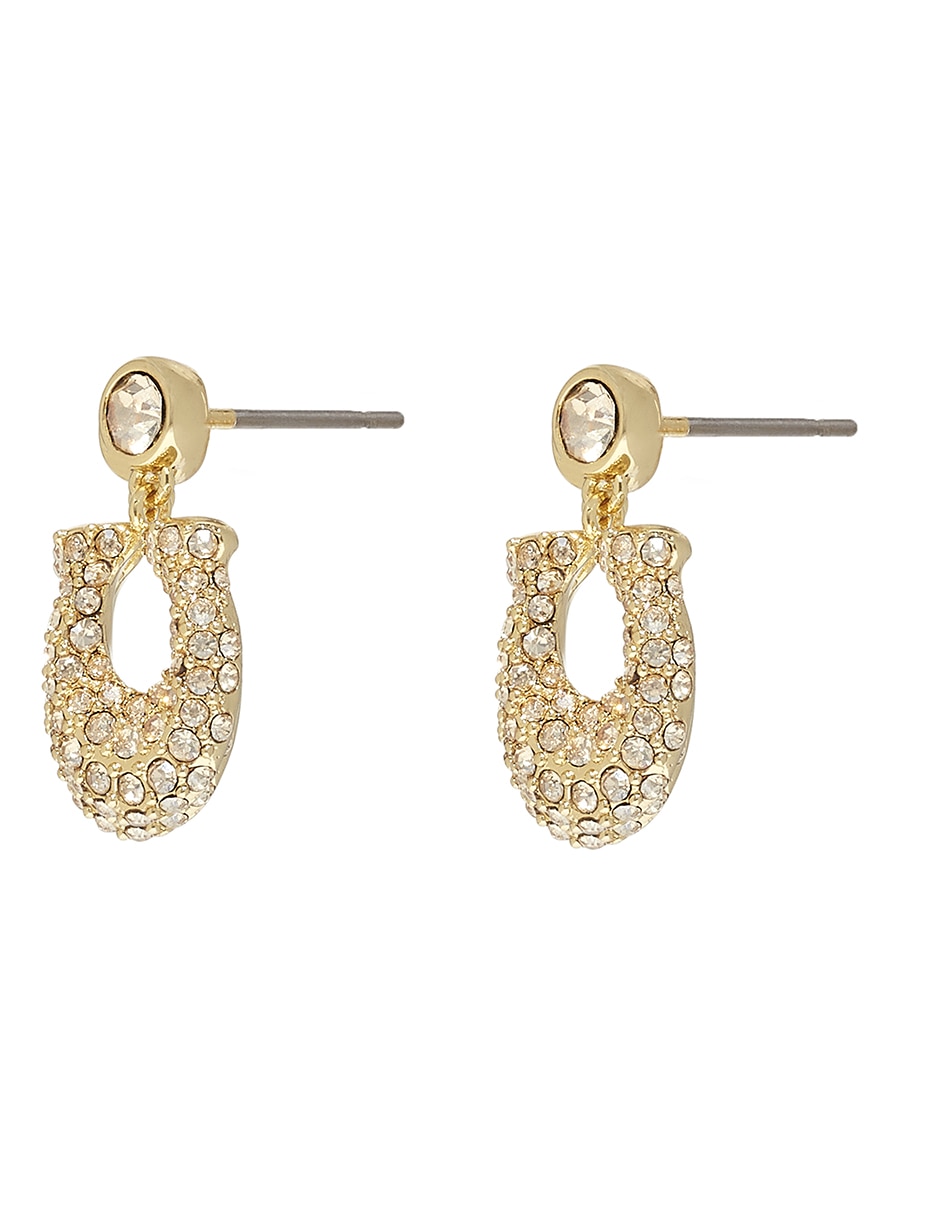 Aretes cortos con acabado pavé 2