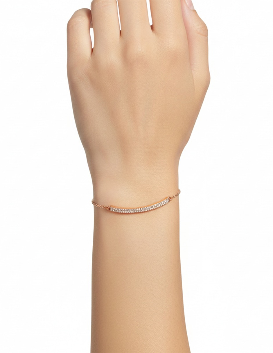 Pulsera con acabado pavé 2