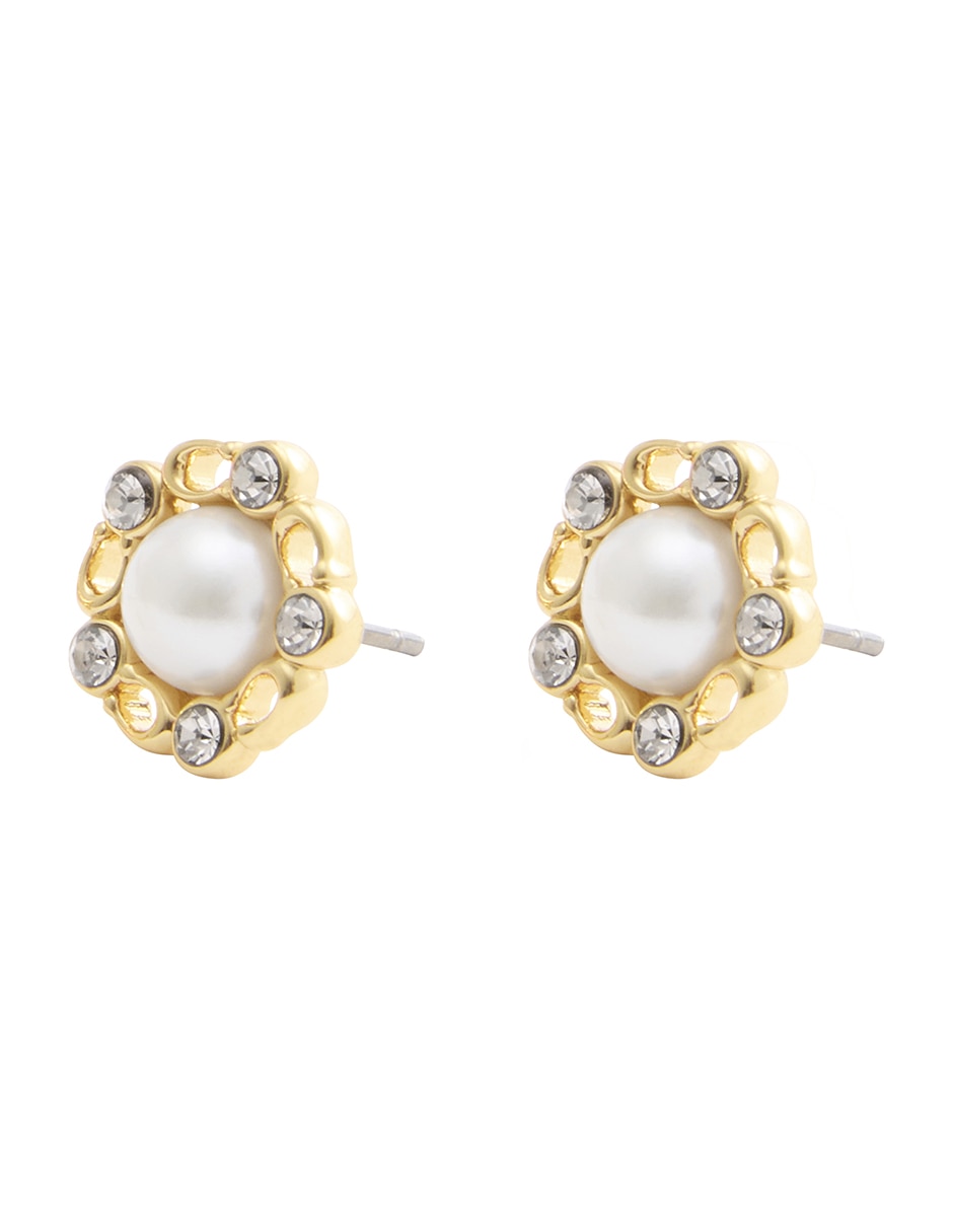 Broqueles de flor con acabado liso brillante 7