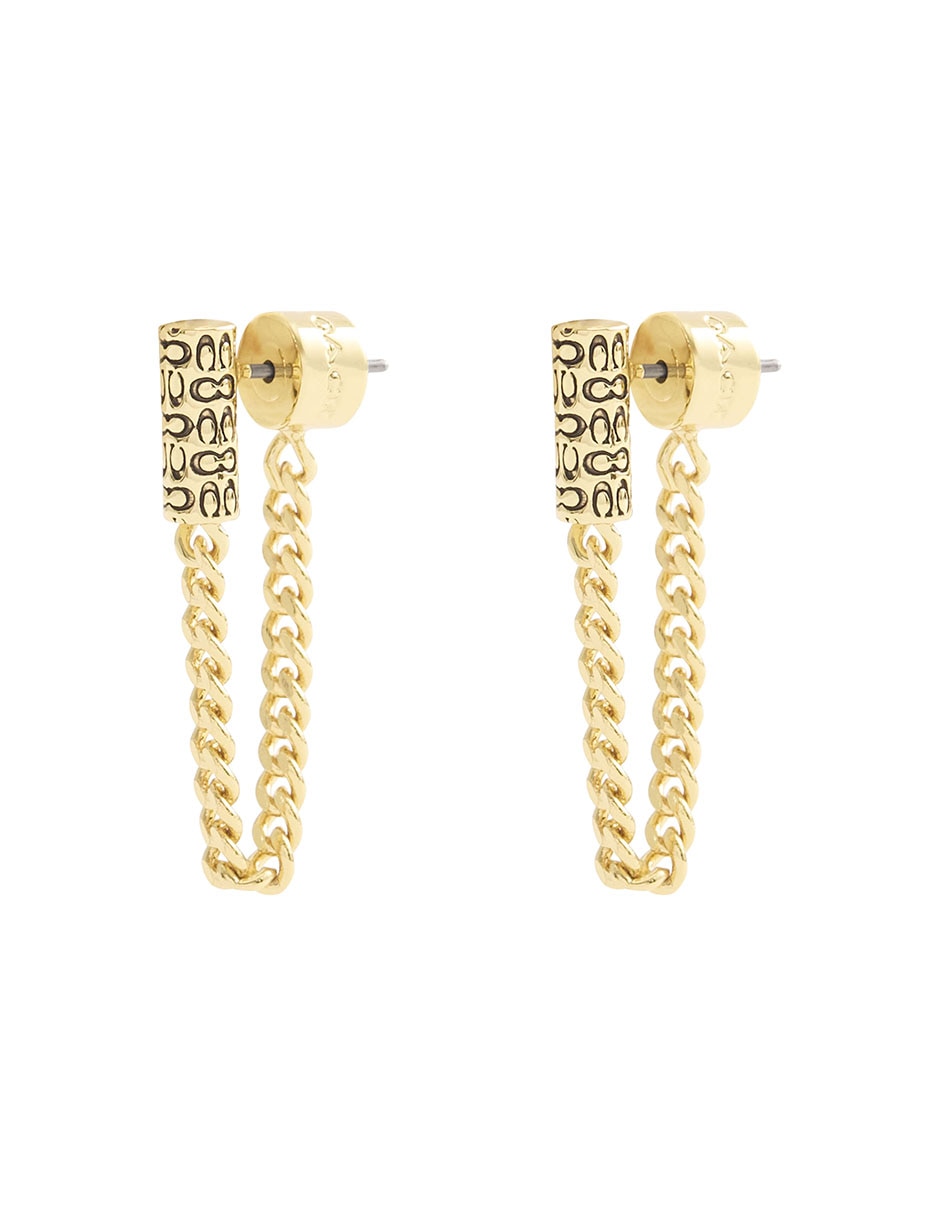 Aretes largos con acabado pulido 2