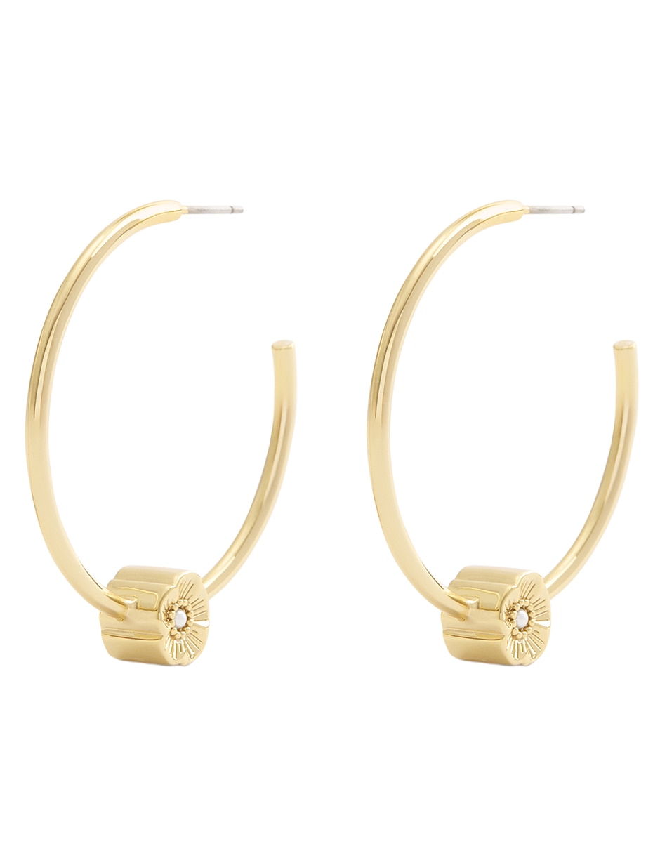 Arracadas de flor Tea Rose Exquisite con acabado brillante 2