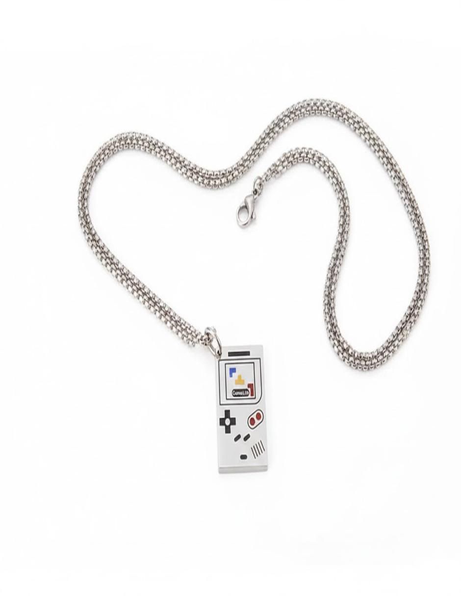 Collar con dije Game Boy rectangular 2