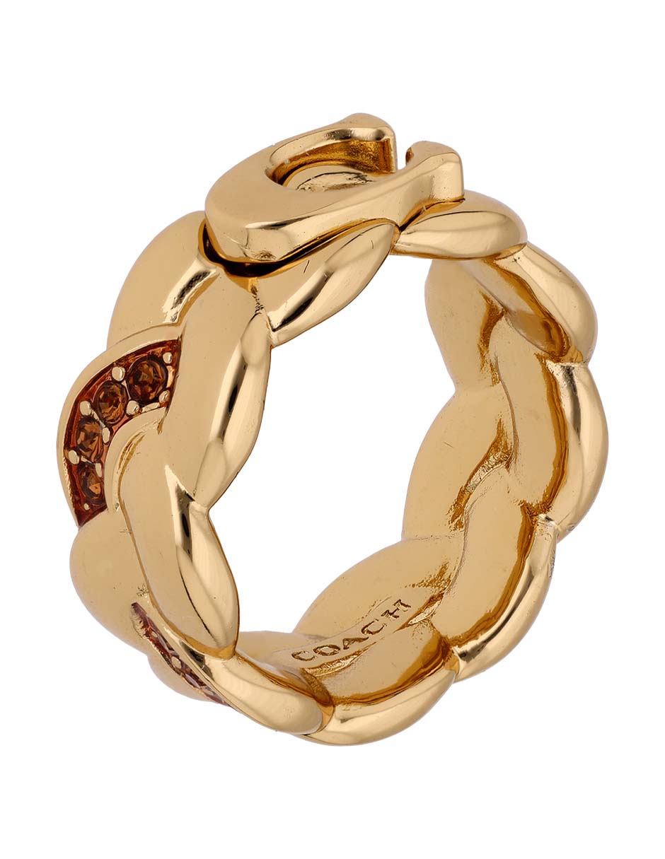 Anillo Braided Metal acabado brillante 3