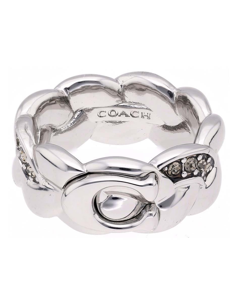 Anillo Braided Metal con acabado brillante