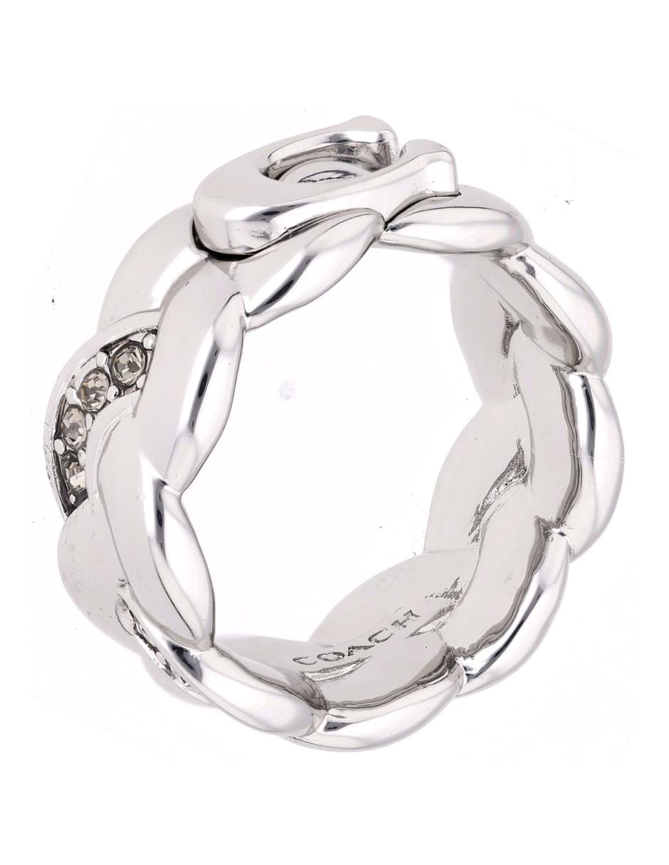 Anillo Braided Metal con acabado brillante 3