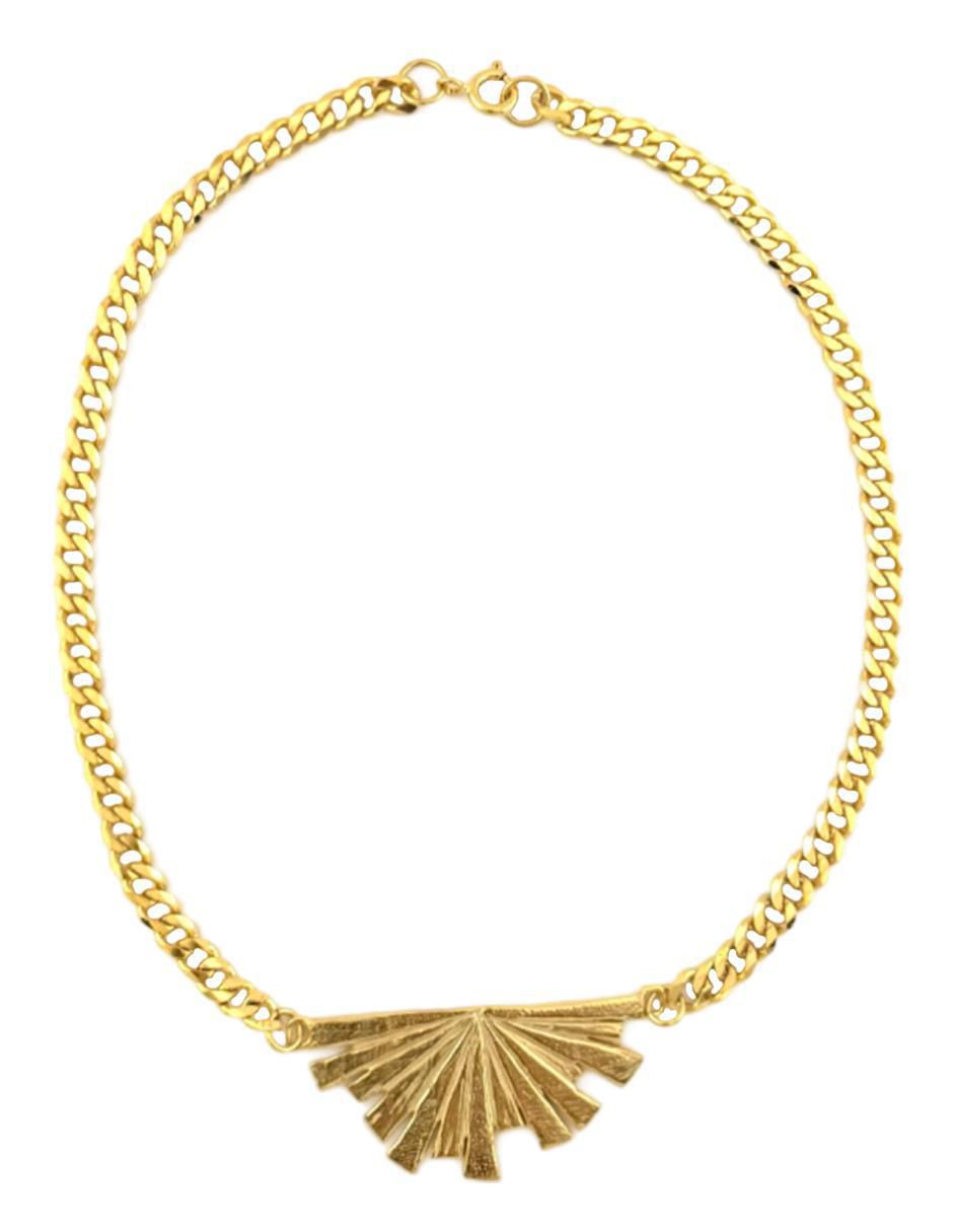 Collar luz Lumina de plata p 925 con acabado baño de oro 2