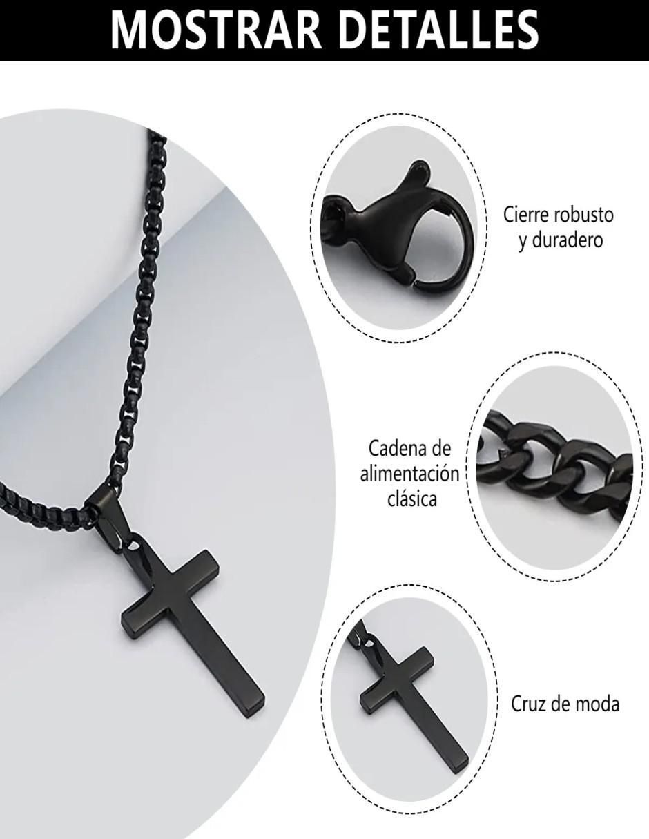 Collar y pulsera de cruz 3